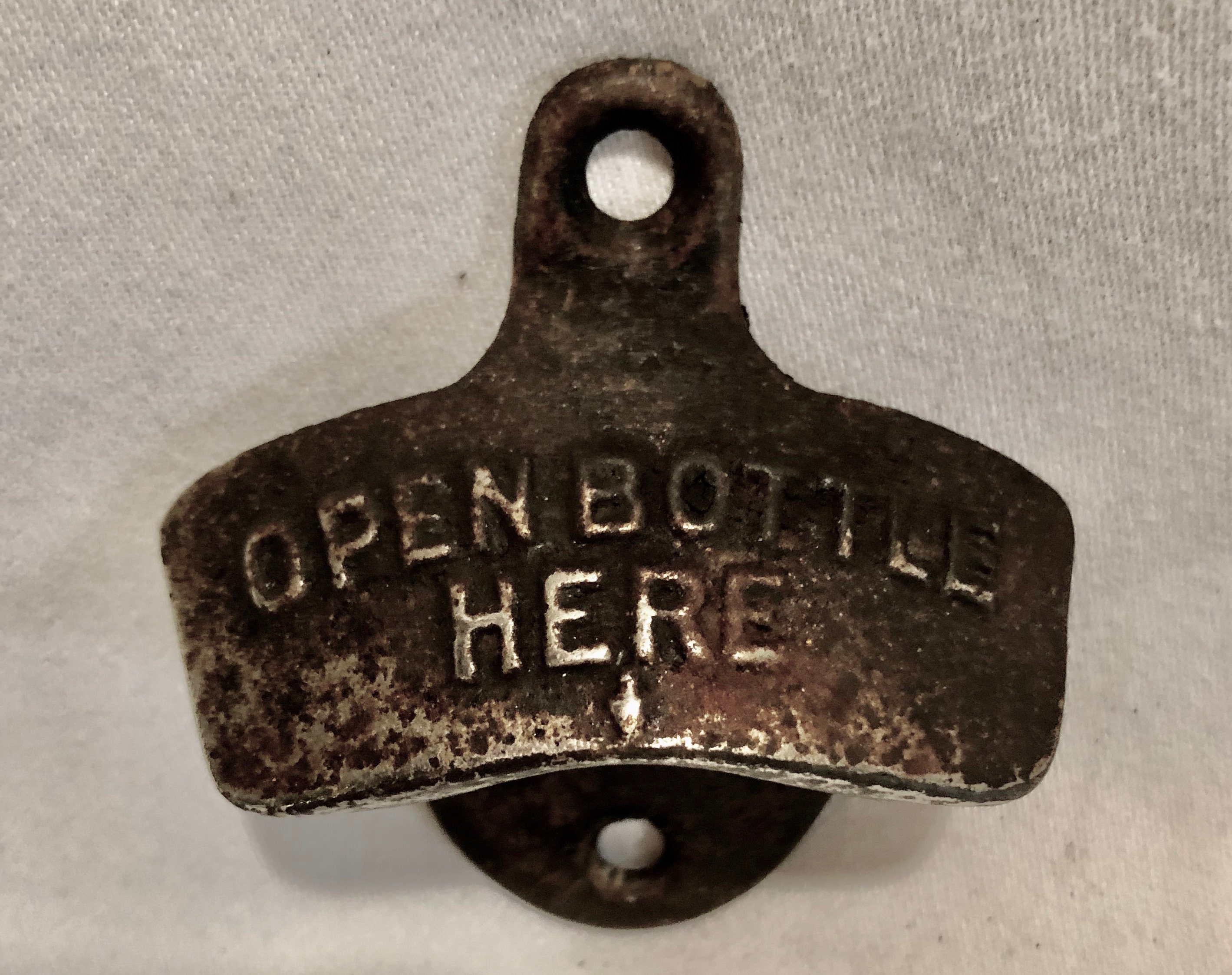 Vintage Metal Wall Mount Bottle Opener