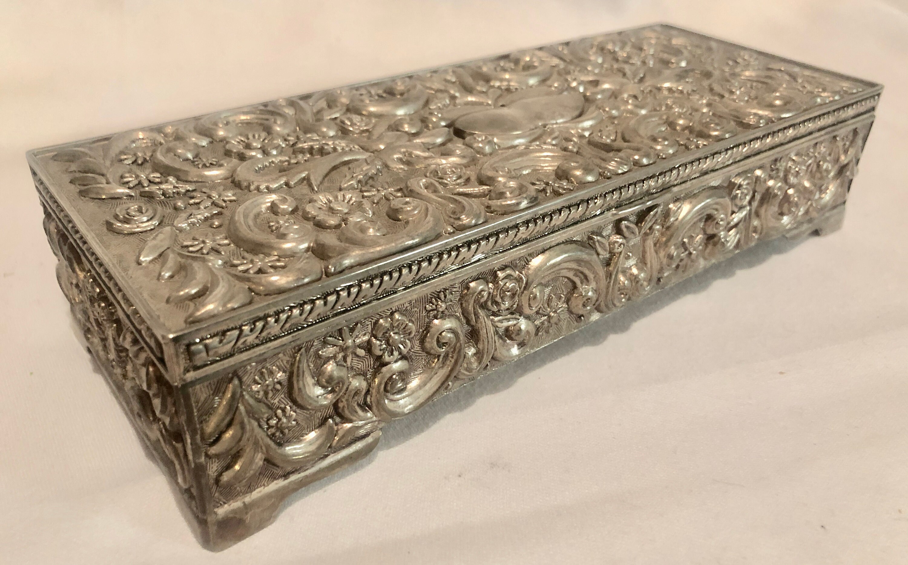 Godinger Silver Plate Jewelry Box