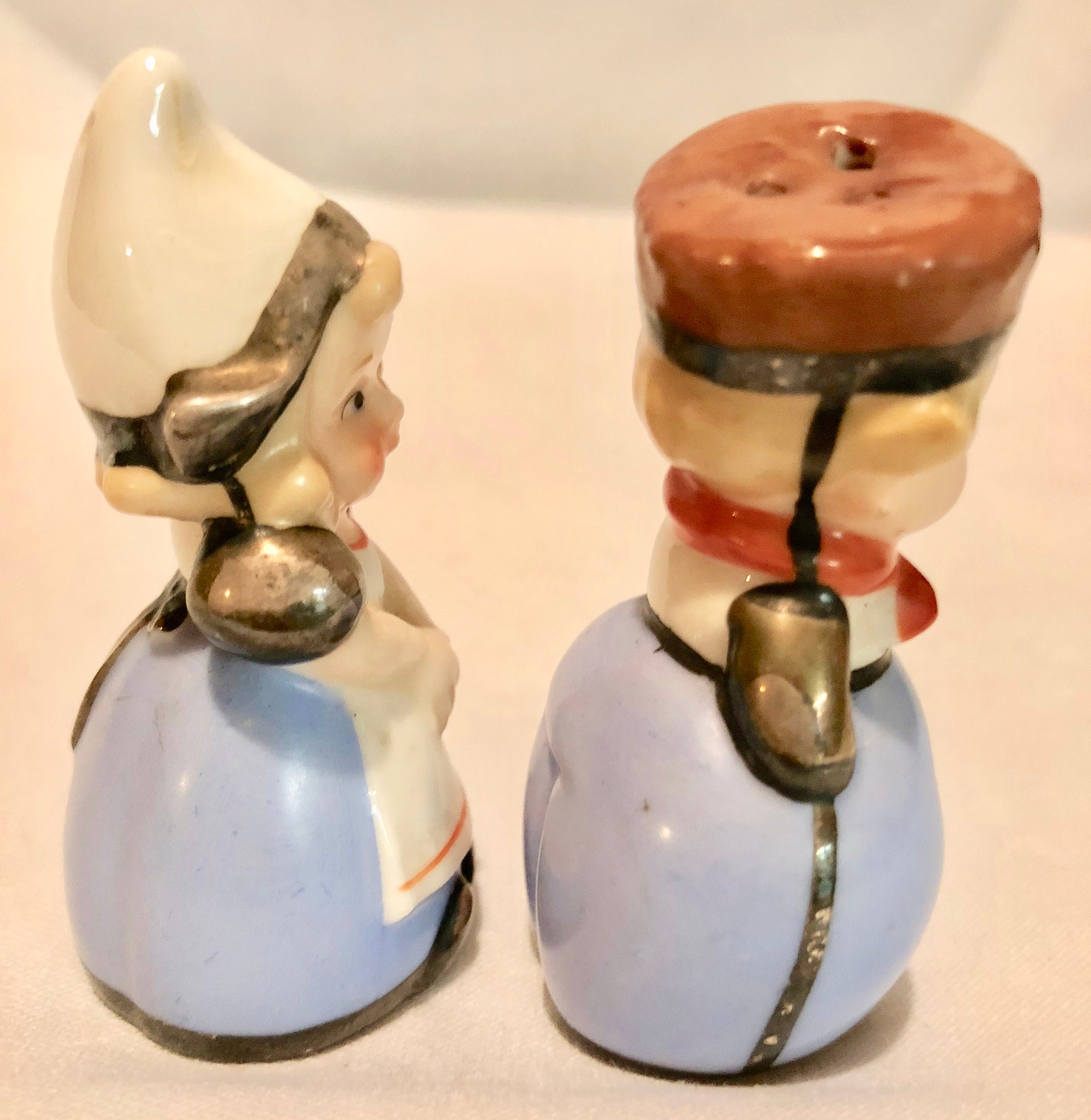 Hummel Style Vintage Dutch Girl and Boy Salt and Pepper Shakers