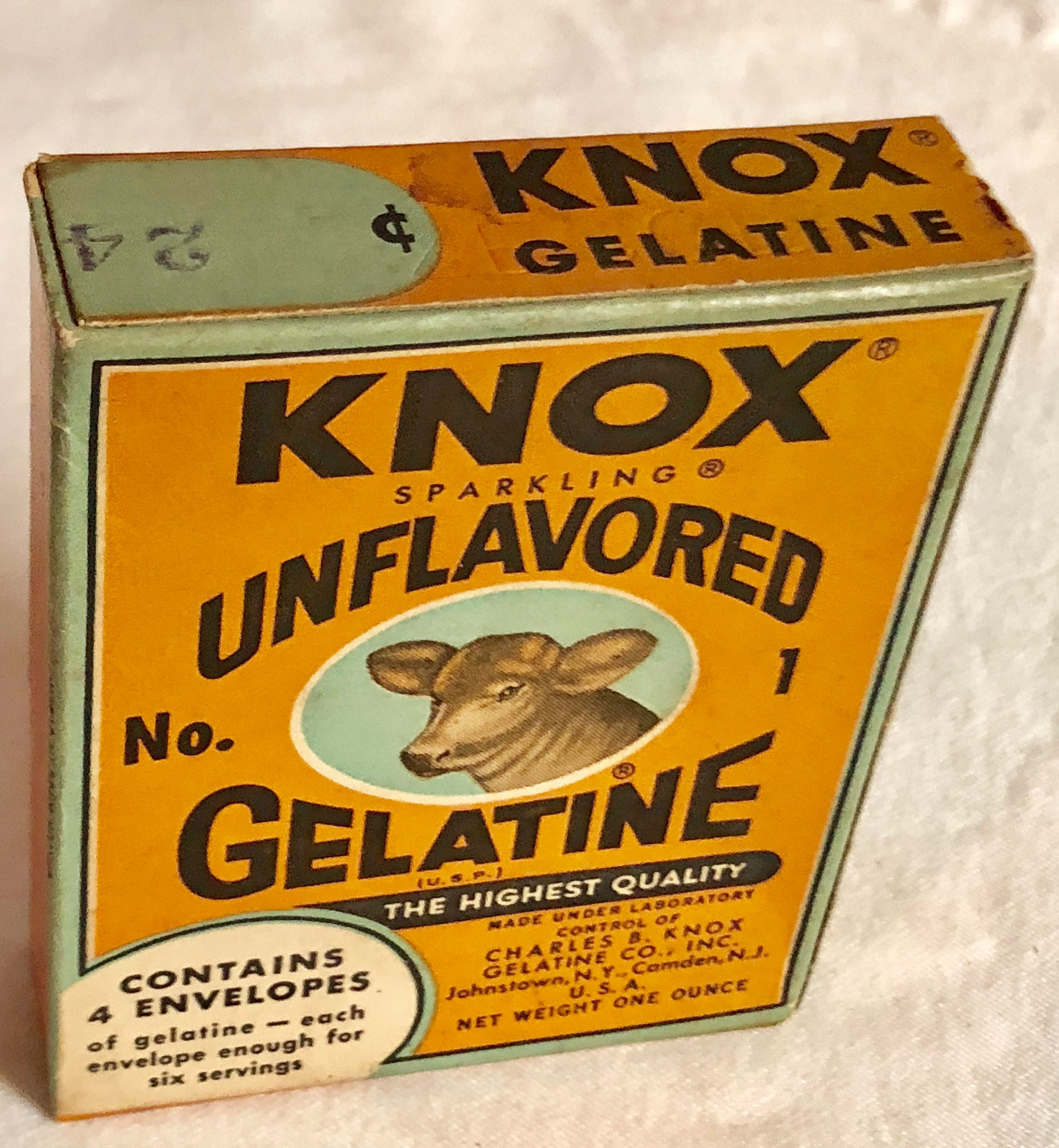 Vintage 1930's Knox Sparkling Gelatine
