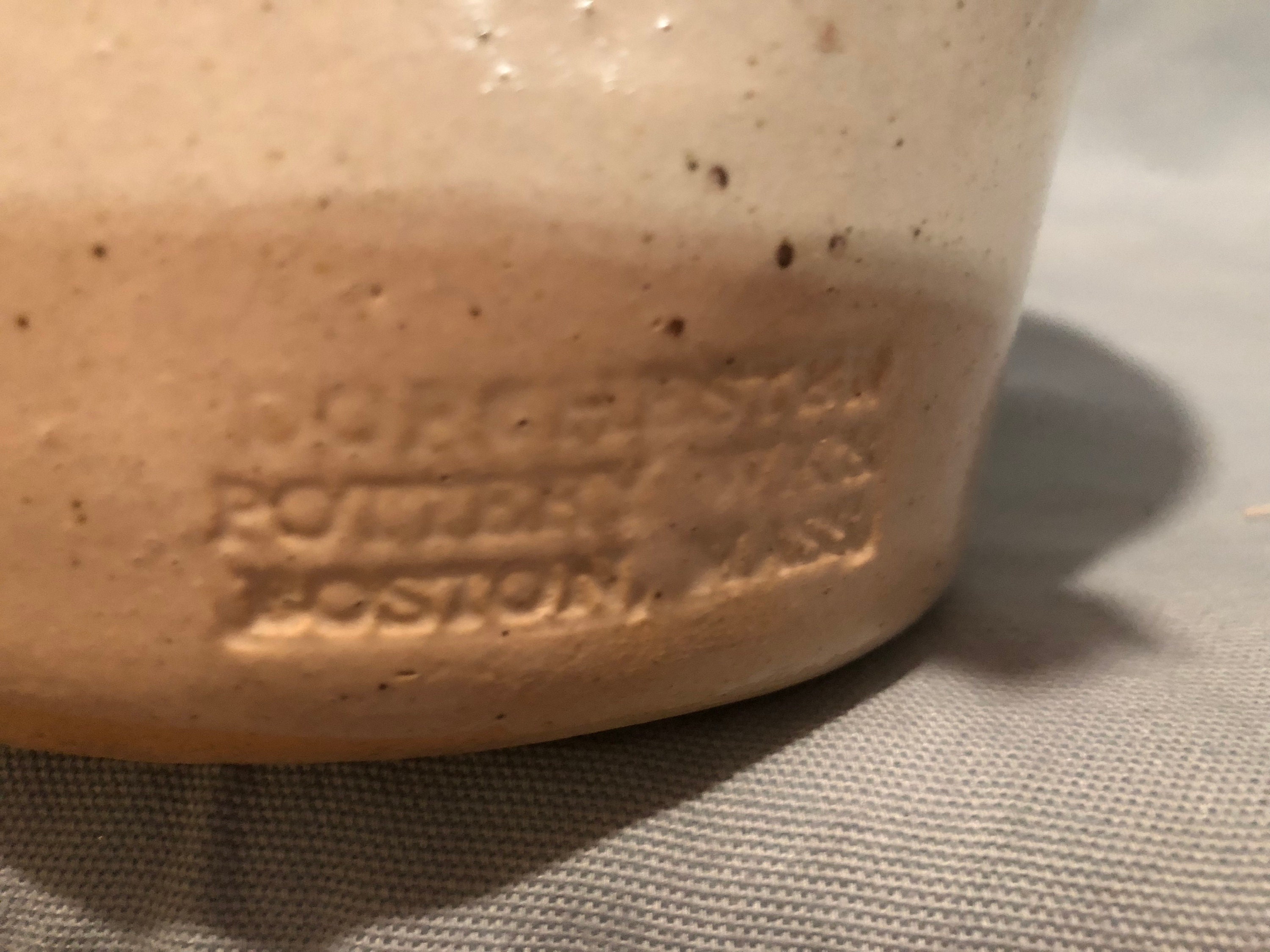 Henderson Stoneware Foot warmer, 'Porcelain Pig' Dorchester Pottery Co