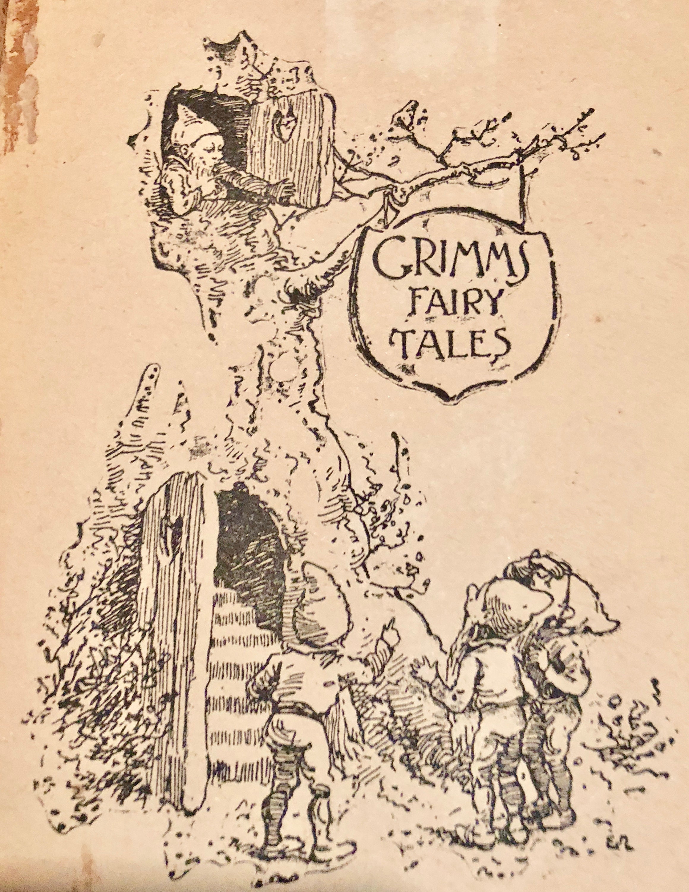 Vintage Grimms Fairy Tales 1903 Edition by the Brothers Grimm