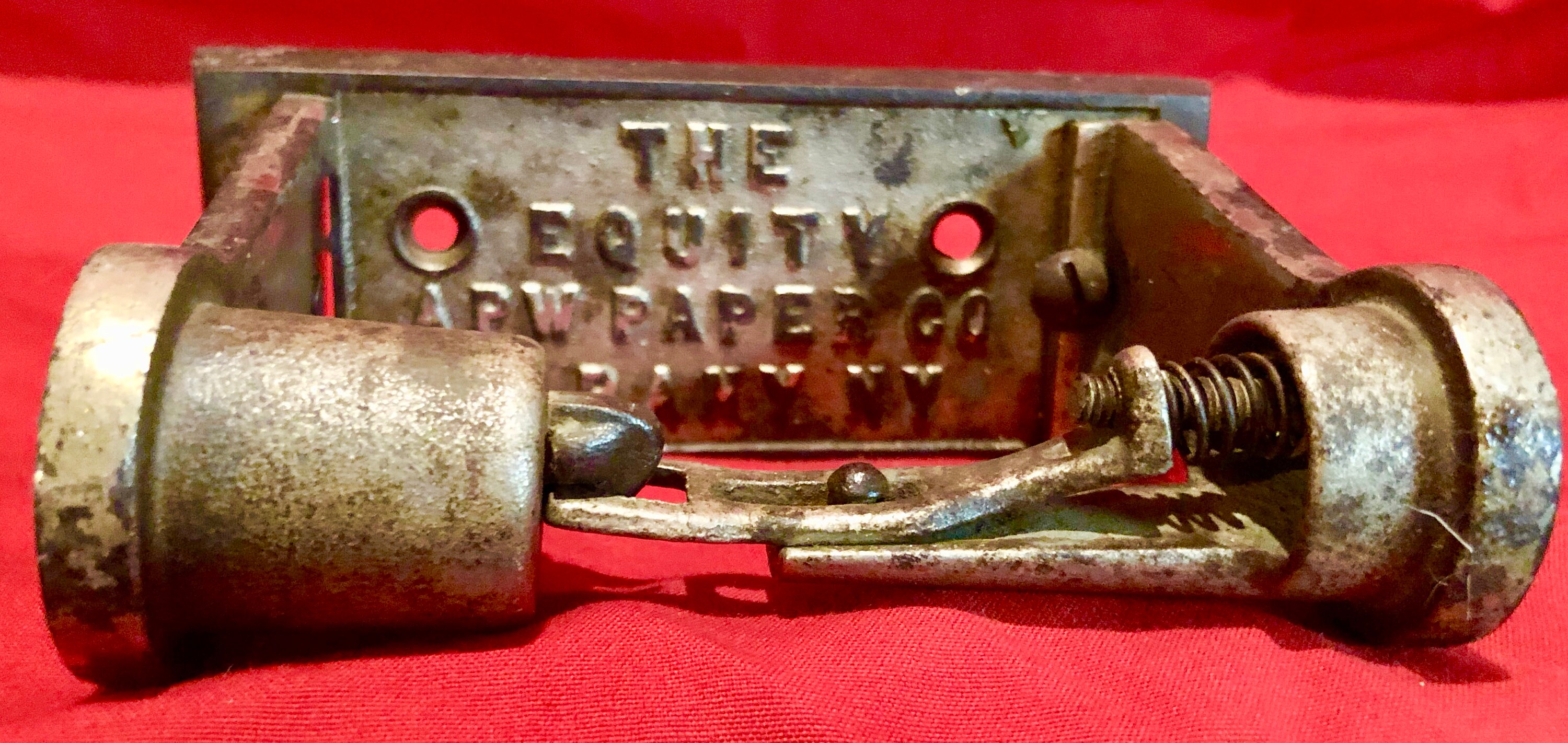 Antique Cast Iron Toilet Paper Holder The Equity APW Paper Co Albany