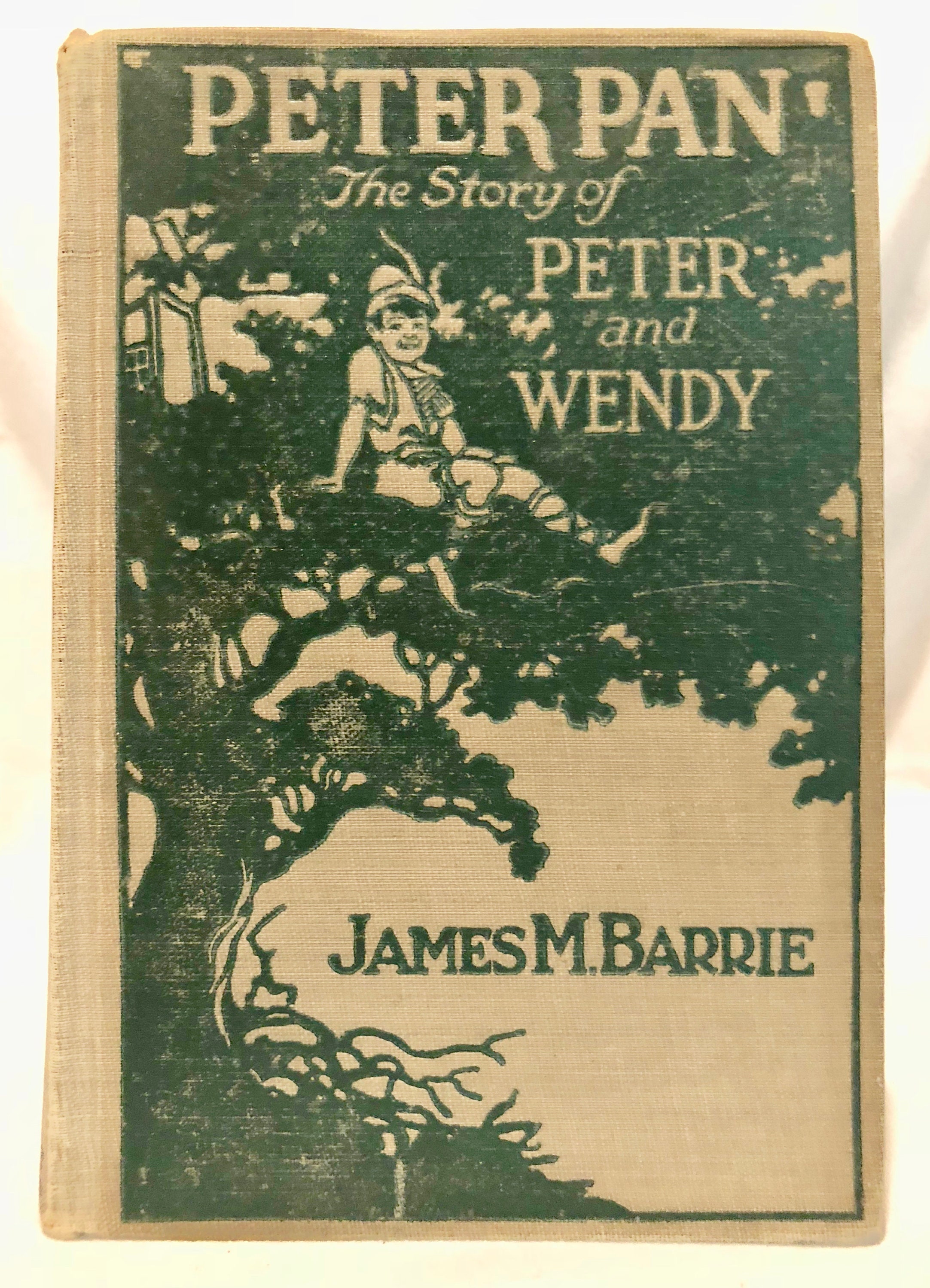 Vintage Classic Peter Pan and Wendy, J.M. Barre Copyright 1911, Grosset ...