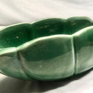Vintage McCoy Pottery USA Midcentury Green Pottery Übertöpfer