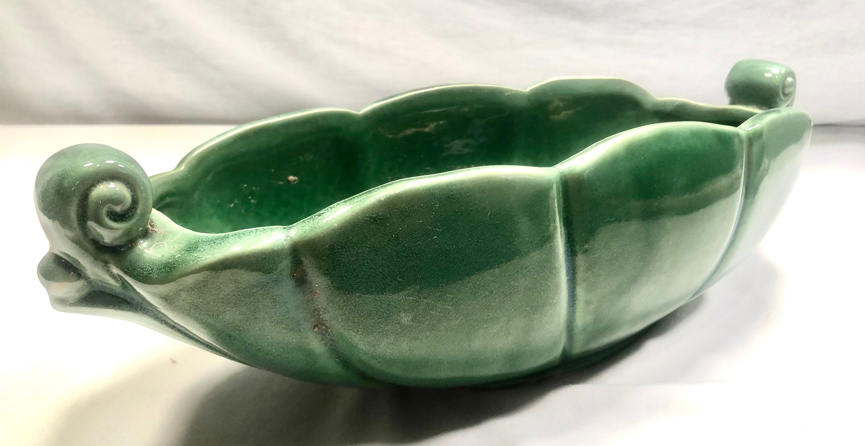 Vintage McCoy Pottery USA Midcentury Green Pottery Planter
