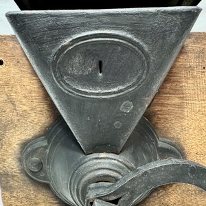 Vintage Rustic Cast Iron Wall Mounted Coffee Grinder/Mill image 3