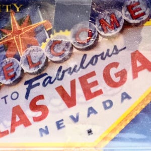 Baralho de cartas de baralho vintage de Las Vegas, lacrado