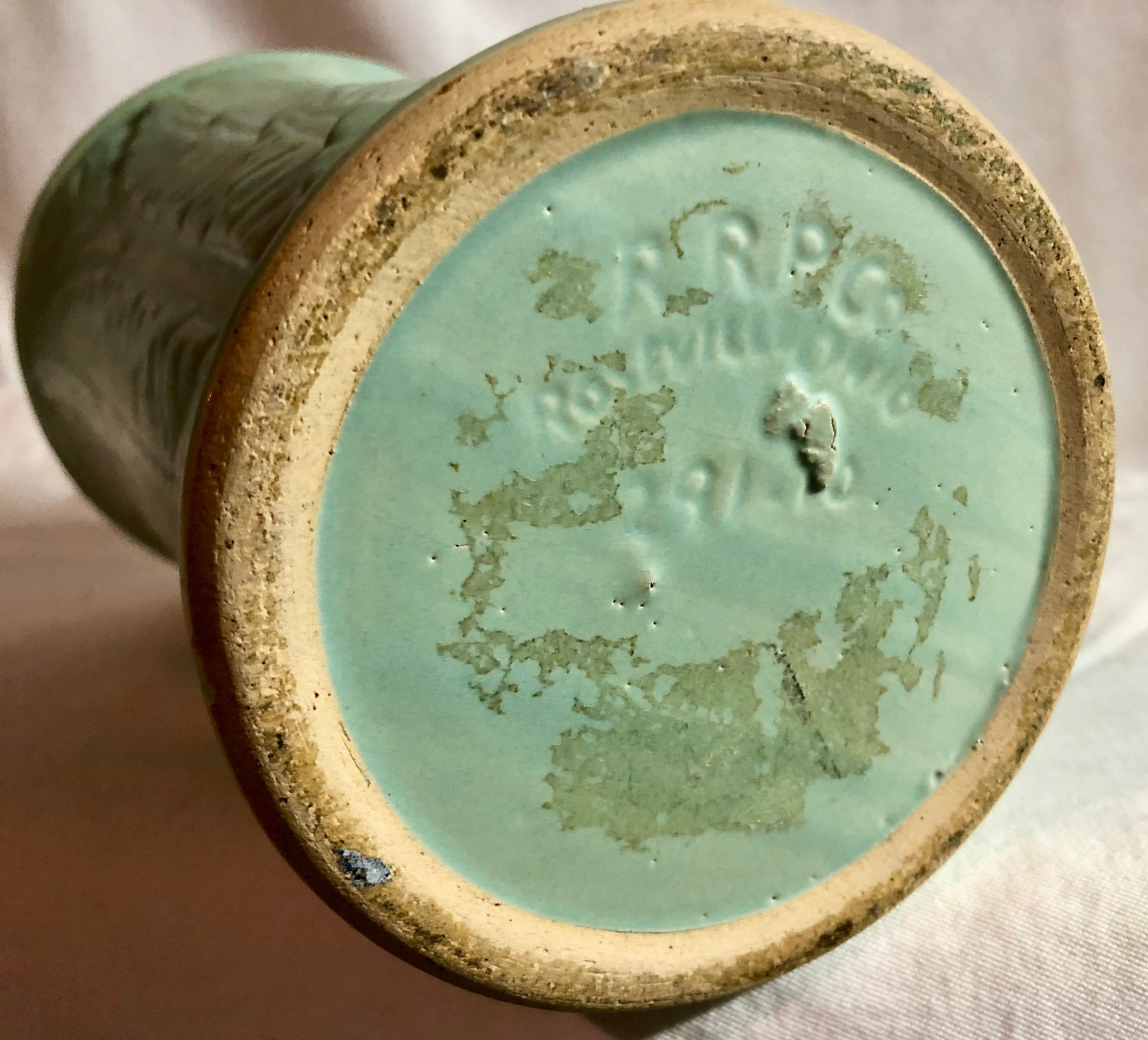 Vintage Roseville Pottery Company, American Art Pottery Sage Green