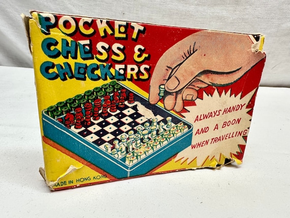 Vintage checkers game discount