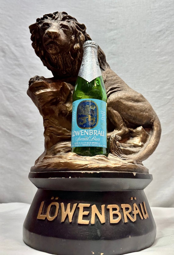 Vintage Lowenbrau Beer Lion Statue Table/bar Advertising - Etsy