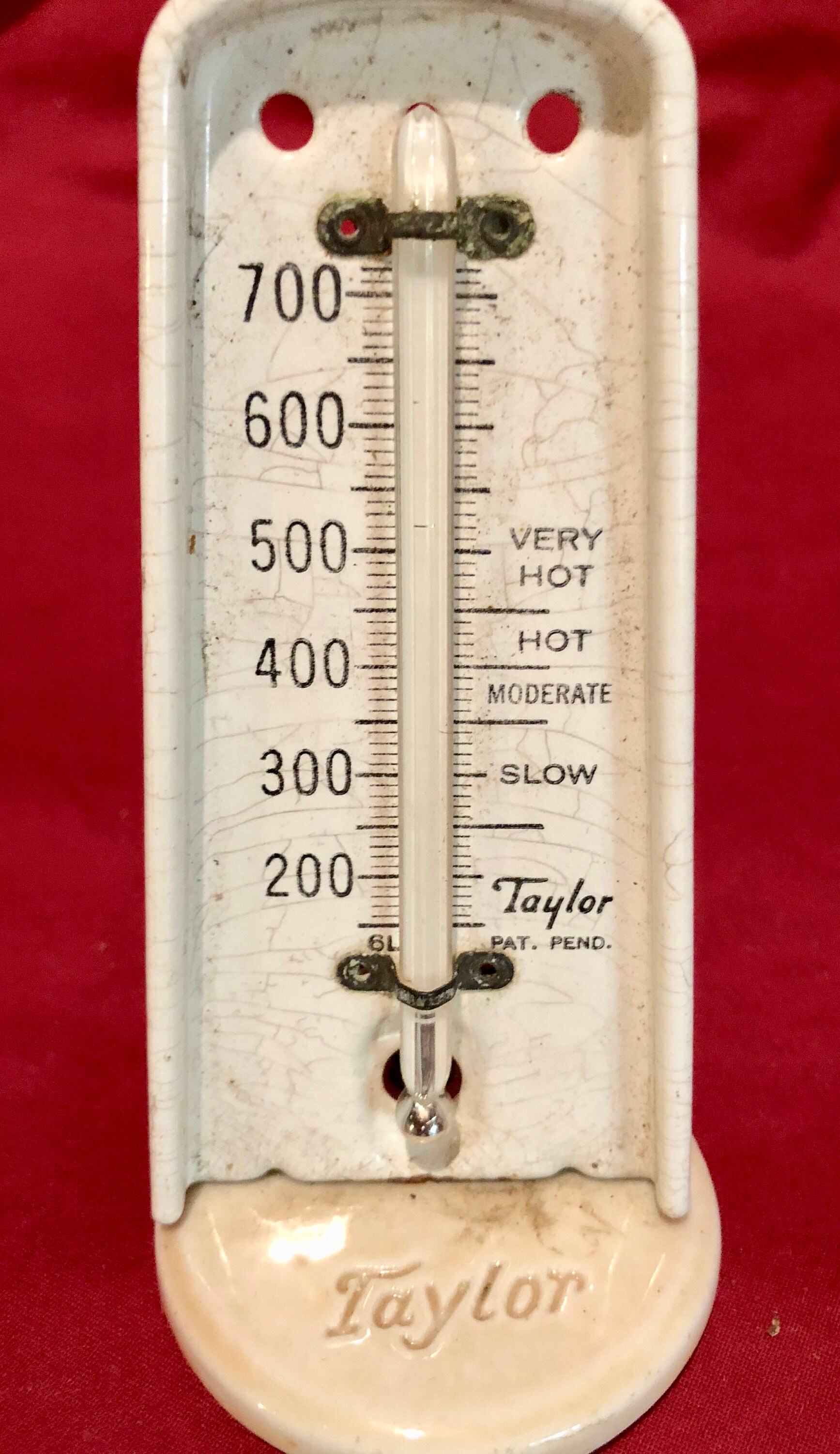 Wesson Oil deep frying thermometer advertising by Taylor collectible  vintage