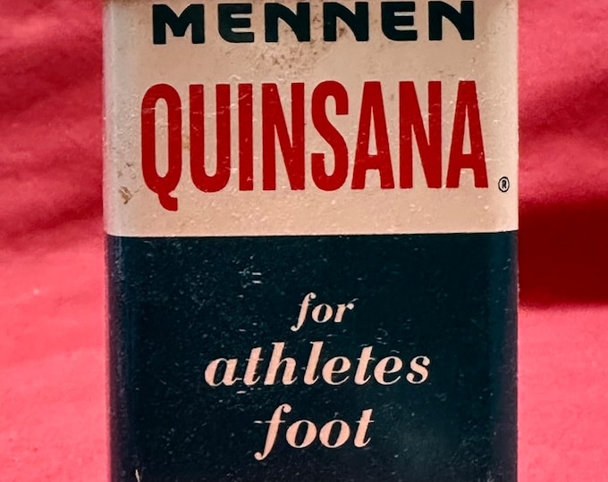 Vintage Mennan Quinsana for Athletes Foot Advertising Tin