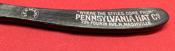 Vintage Pennsylvania Hat Co,Nashville Wooden Clot… - image 2