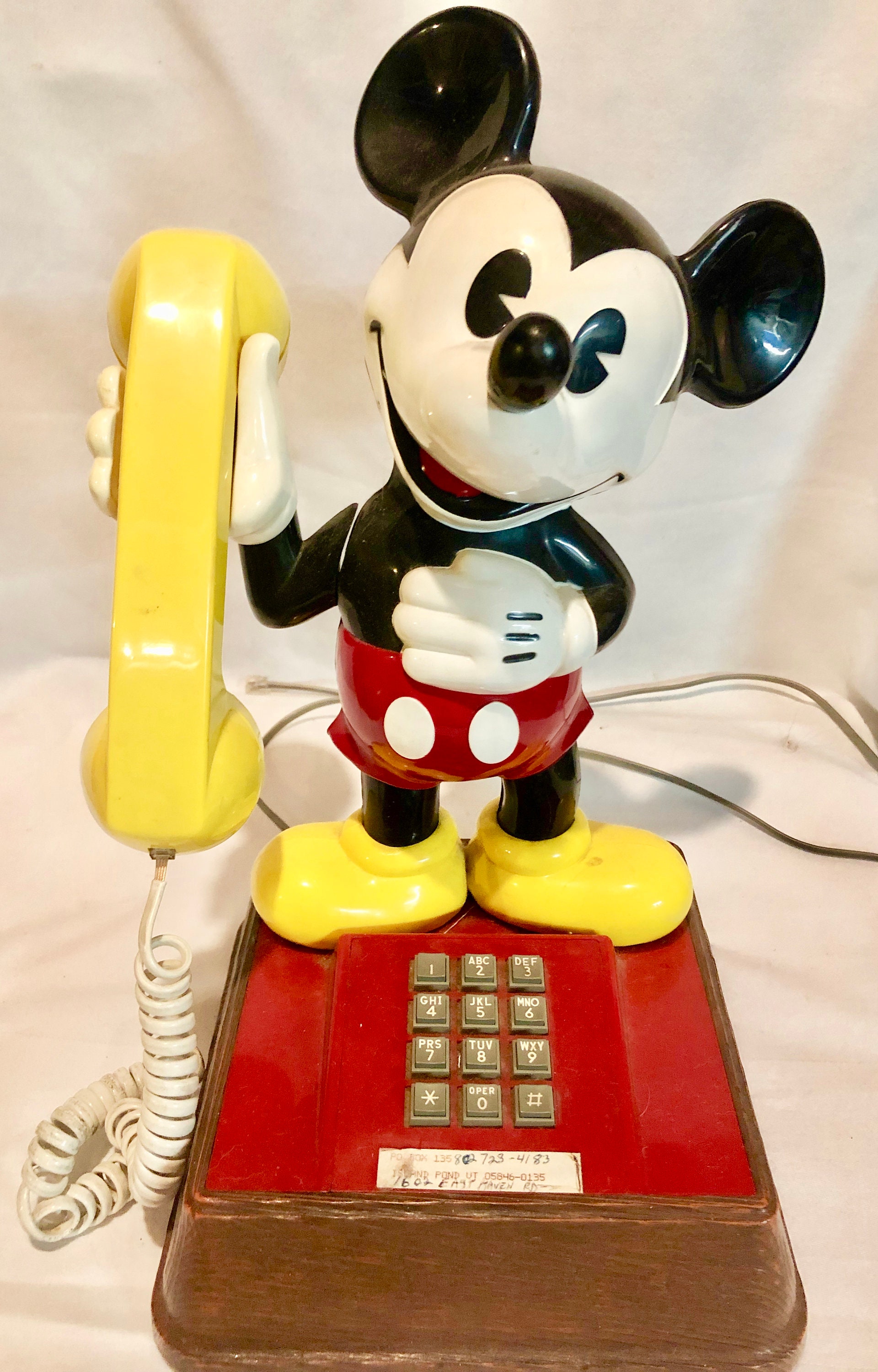 Telephone Mickey Mouse Telephone at Julie Solberg blog