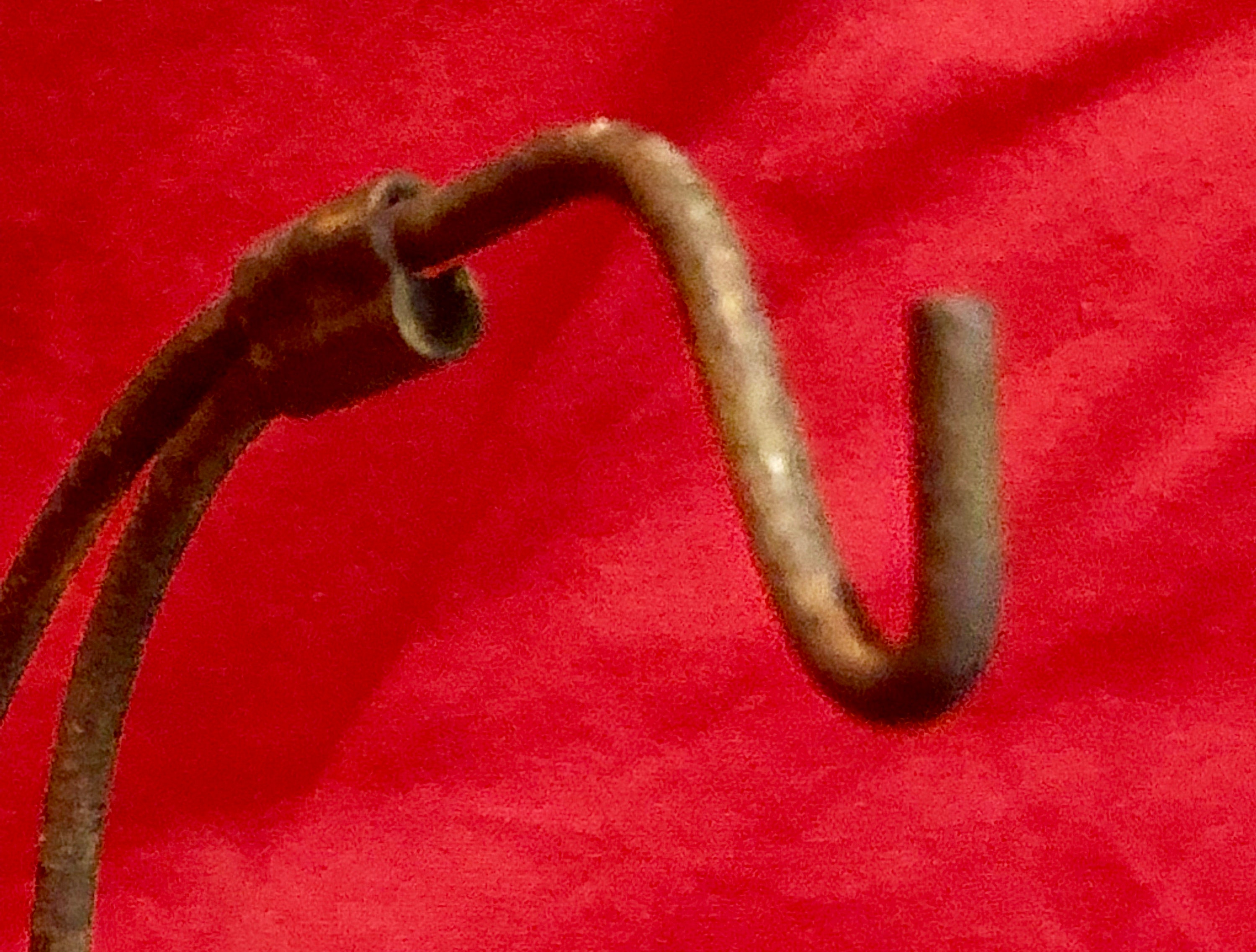 Victorian Metal Wall Coat Hanger