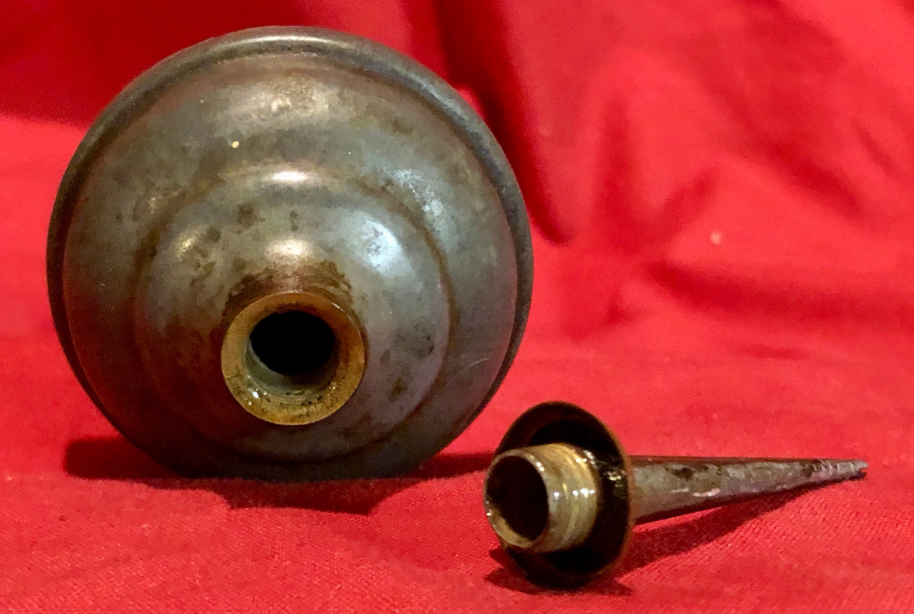 Vintage Mini Metal Hand Pump Oiler