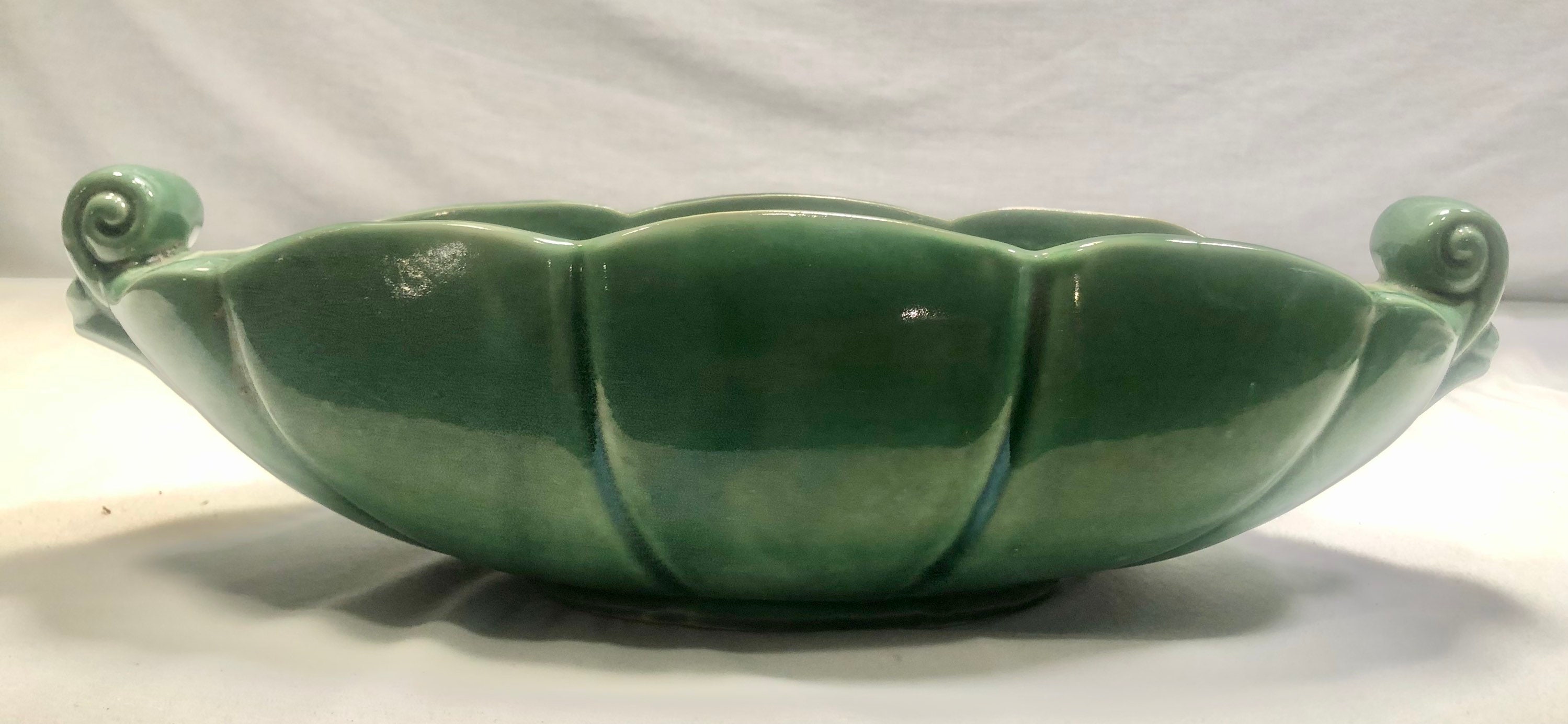 Vintage McCoy Pottery USA Midcentury Green Pottery Planter