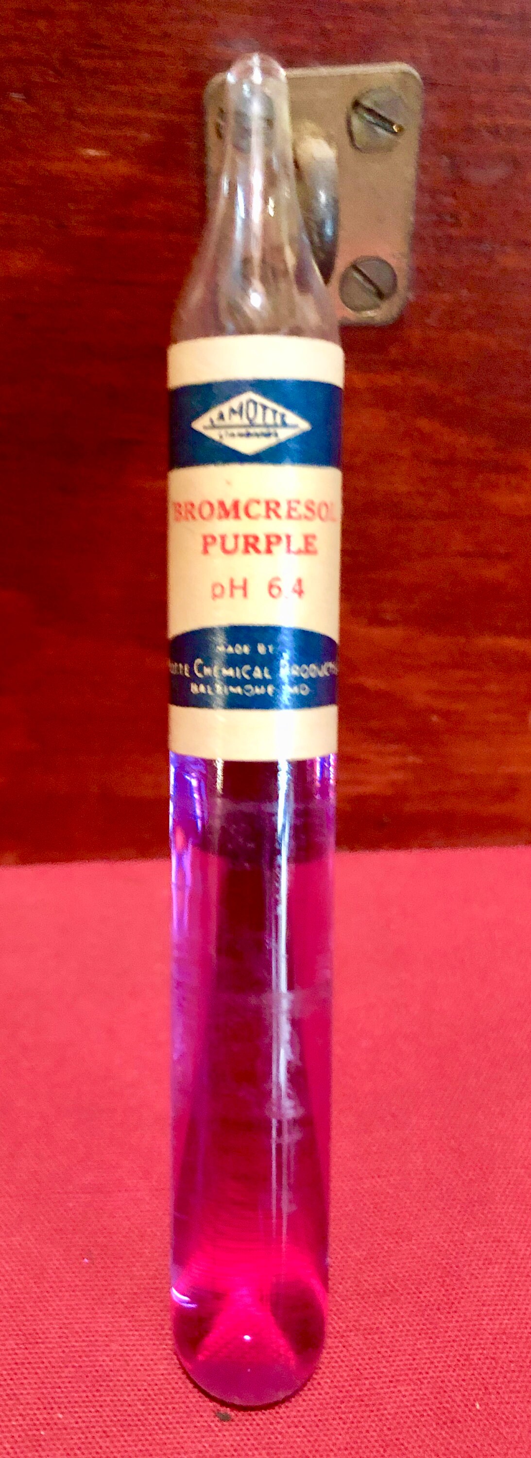 LaMotte Soil Test Kit with Wooden Case,Two Brass Test Tube Holders and