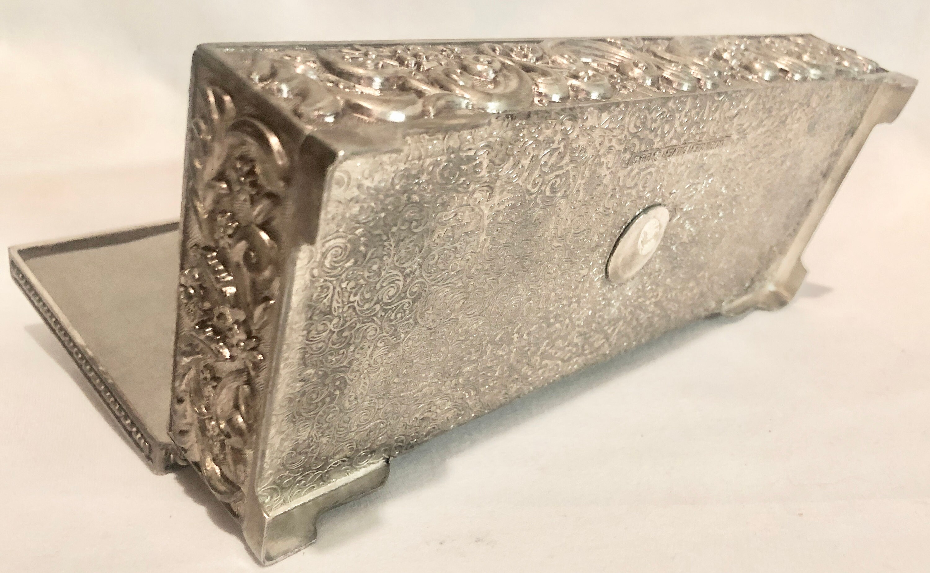 Godinger Silver Plate Jewelry Box