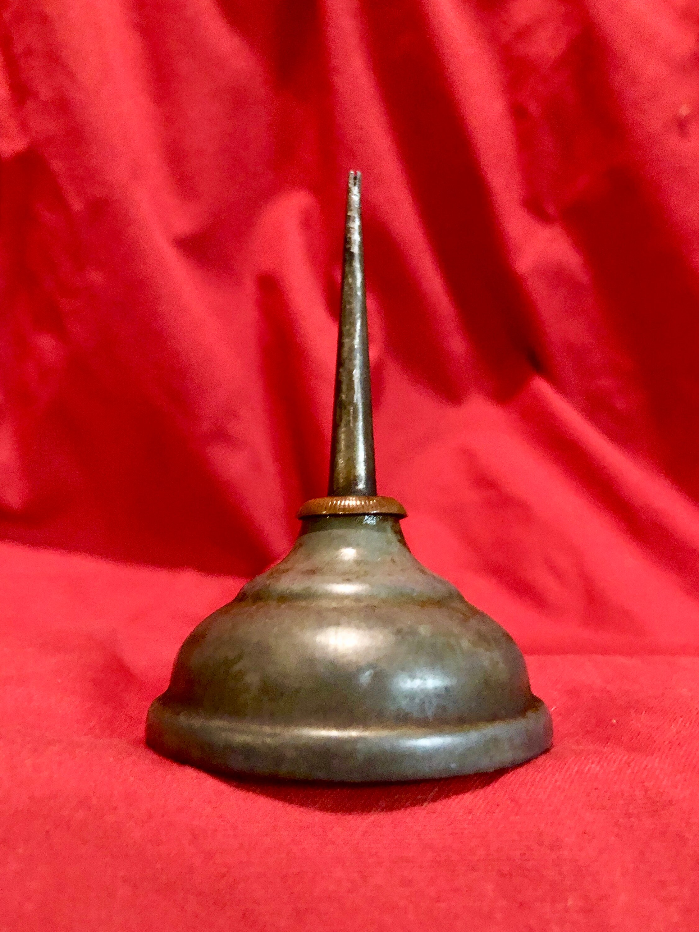 Vintage Mini Metal Hand Pump Oiler