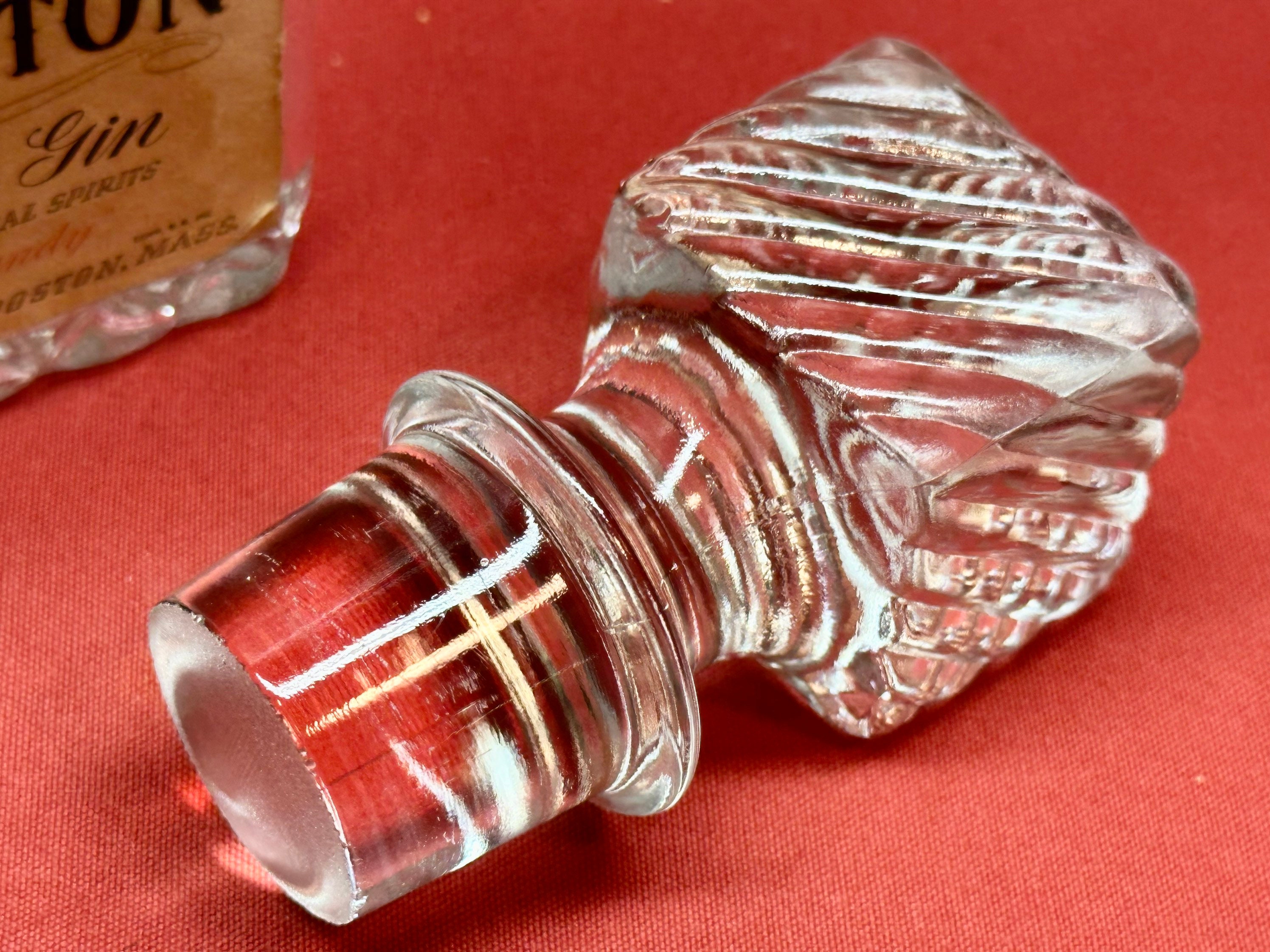 Vintage Old Mr Boston Distilled Dry Gin Decanter Bottle ,Ben Burk Inc