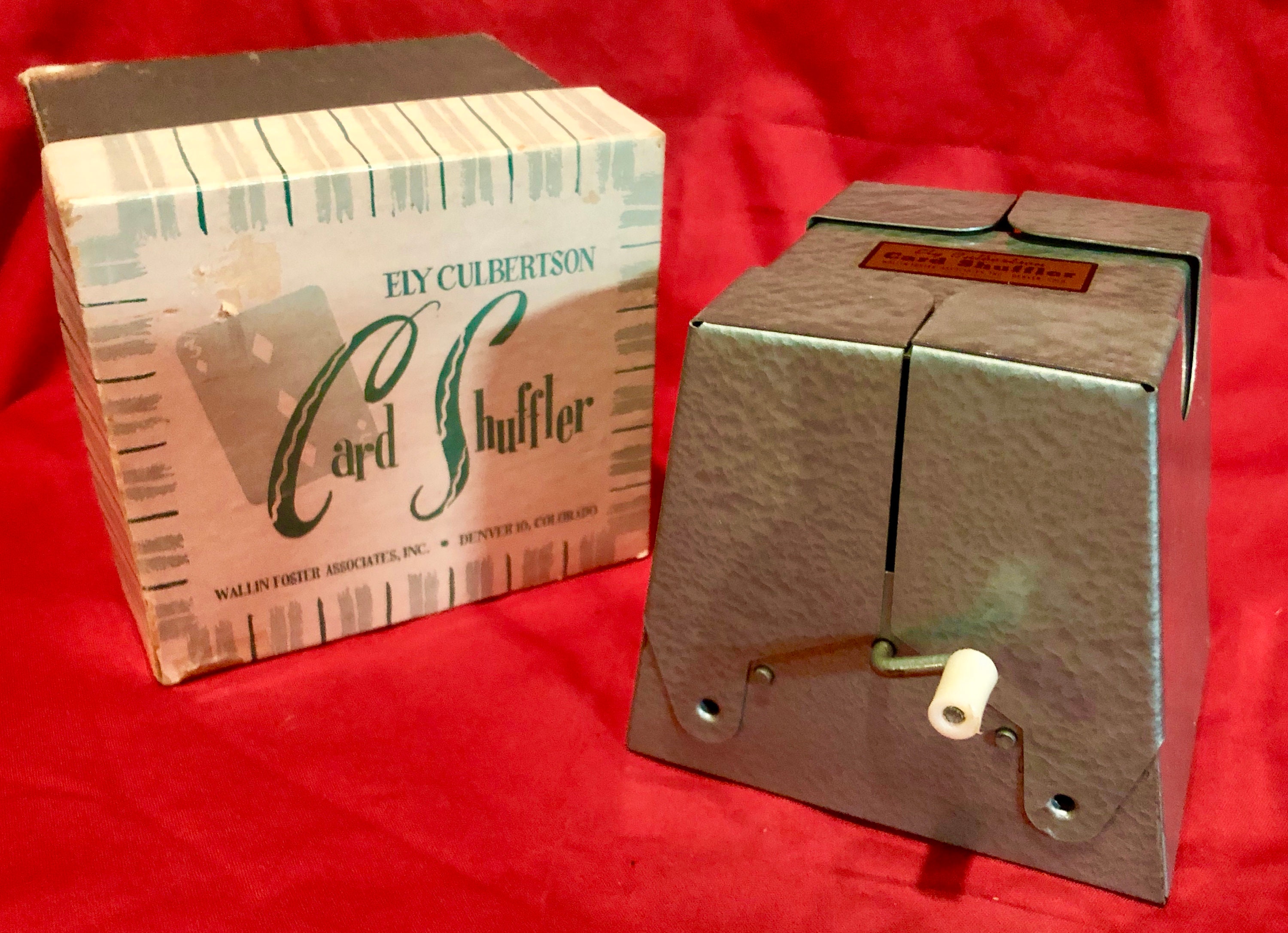 Vintage Ely Culbertson Canasta Card Shuffler