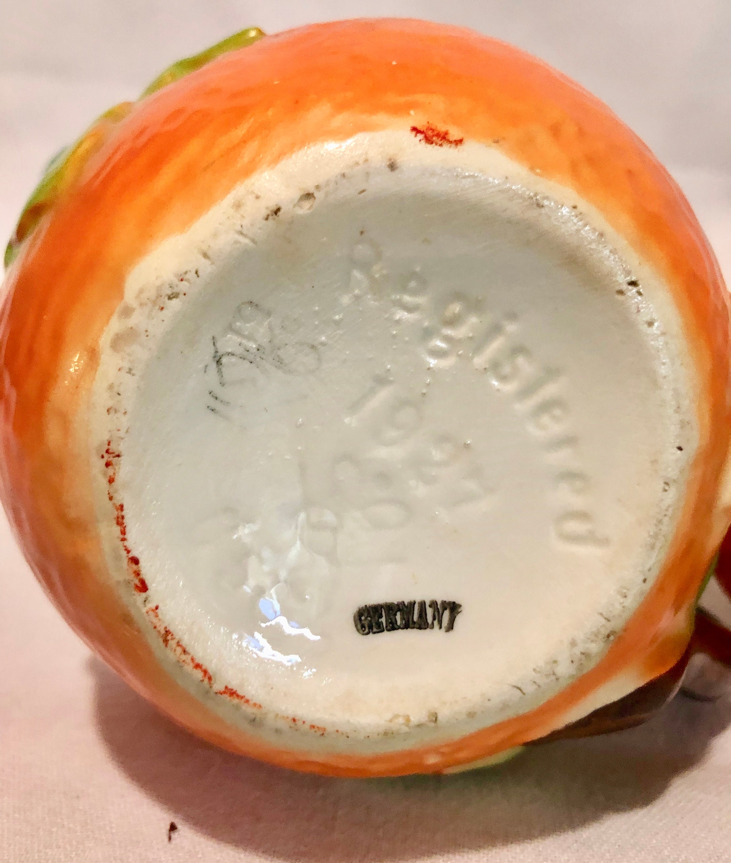 Goebel Pottery Vintage Lemon/Orange Citrus Hand Juicer circa 1927