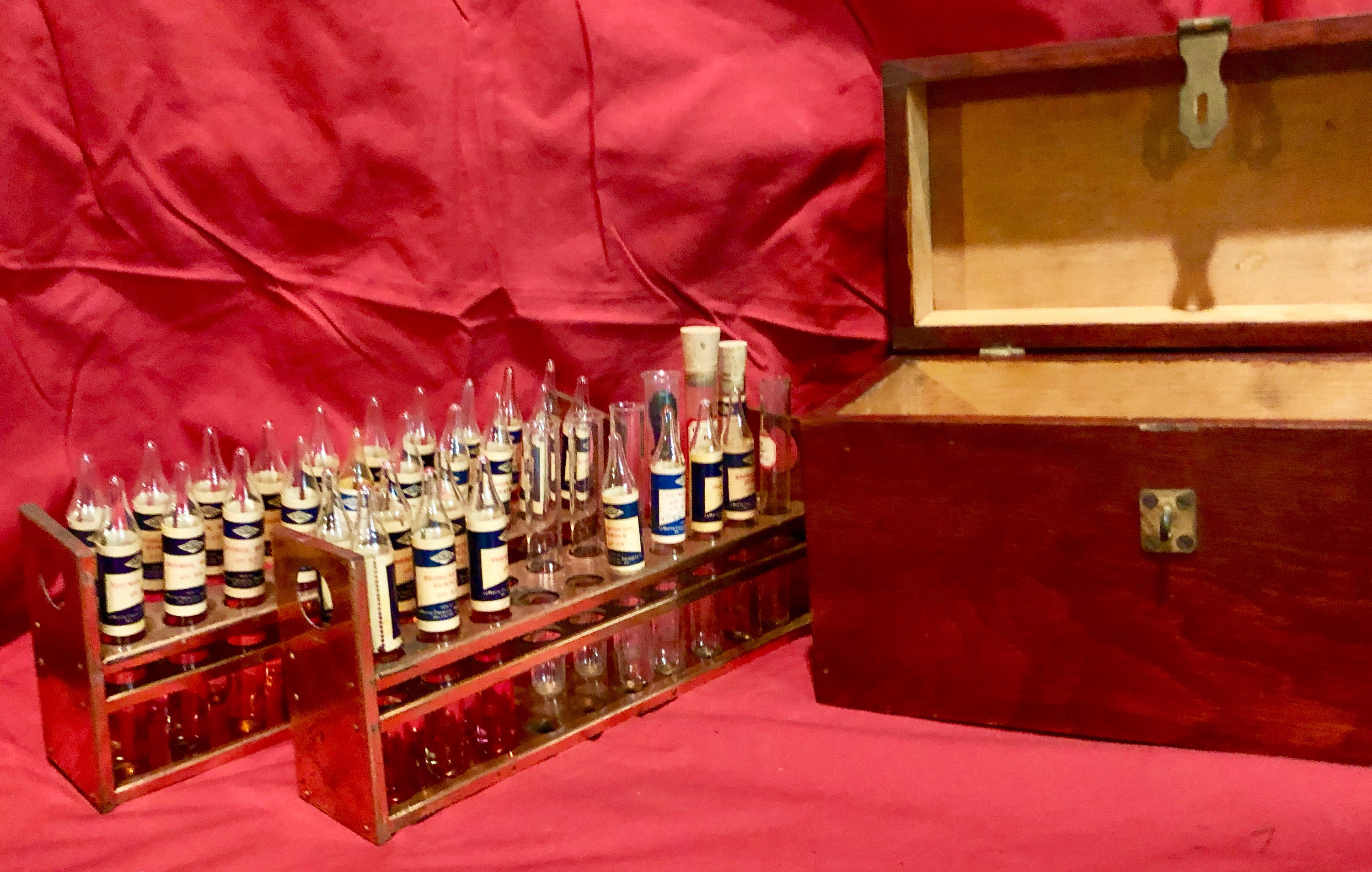 LaMotte Soil Test Kit with Wooden Case,Two Brass Test Tube Holders and