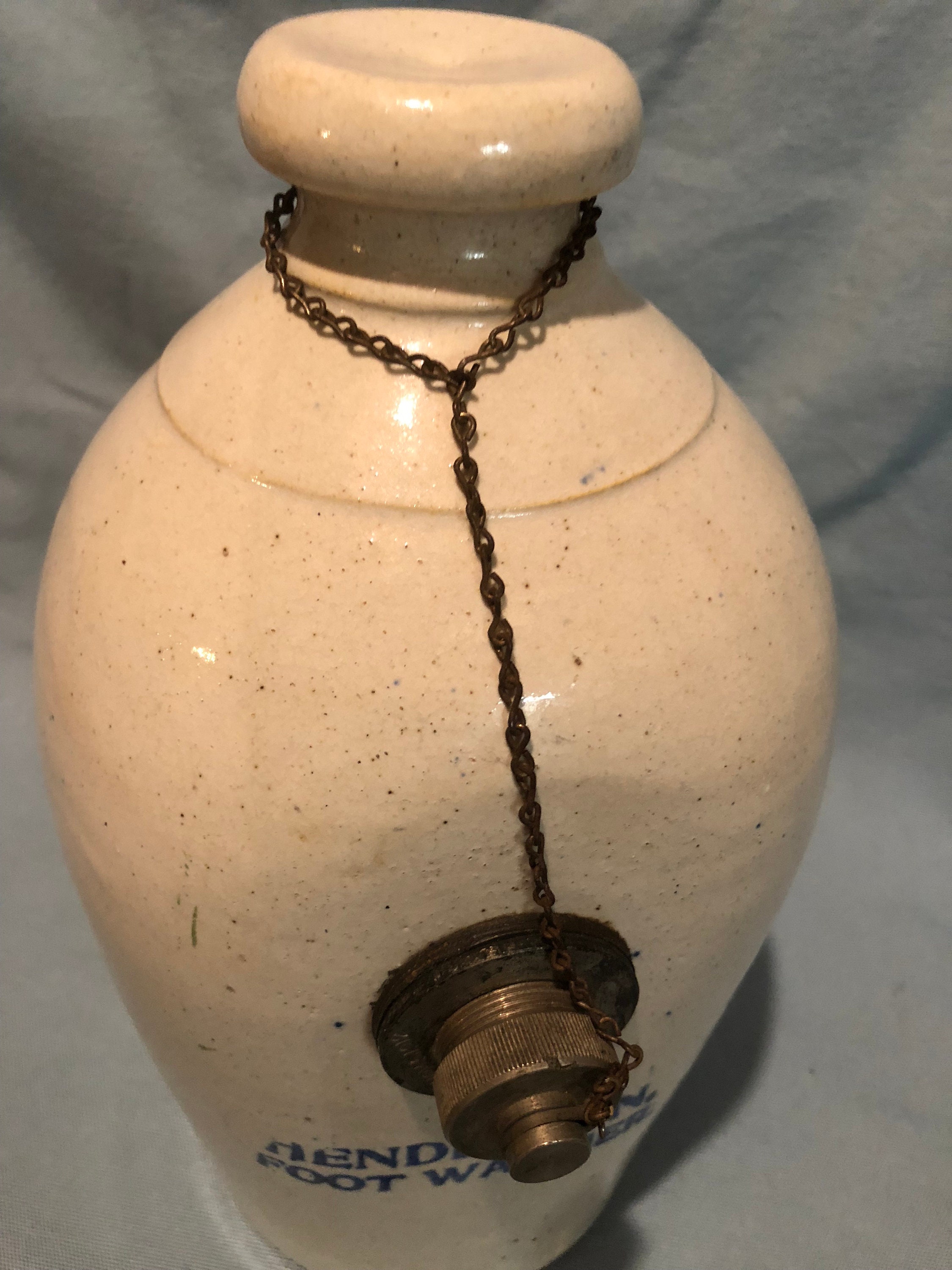 Henderson Stoneware Foot warmer, 'Porcelain Pig' Dorchester Pottery Co