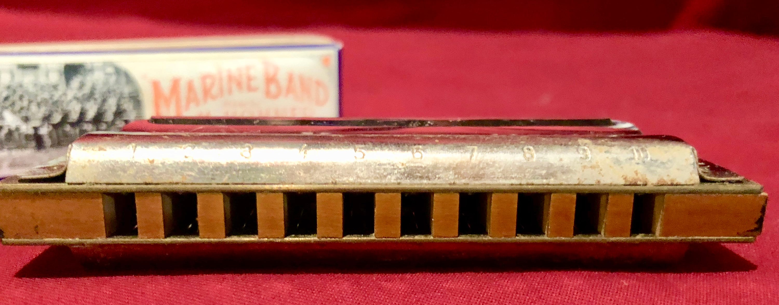 M. Hohner Marine Band No.1896 Harmonica ,Model A440, Key of C, Made in