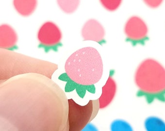 Strawberry Blueberry Journal Sticker Sheet | Sweet Stickers | Fruit