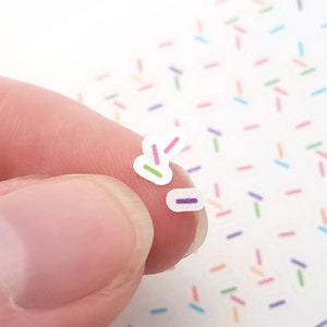 Sprinkles Mini Journal Sticker Sheet | Sweet Stickers