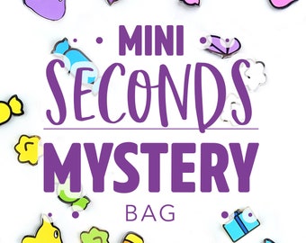MINI SECONDS Mystery Bag | Lapel Pin | Blind Bag | Vector Penguin