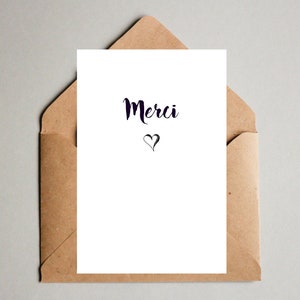 Postal - Gracias - Formatos A6, enviar cartas y cartas - Gracias gratitud