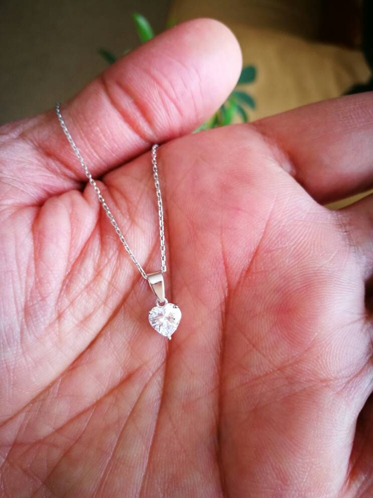 Diamond Open Heart Pendant with Diamond Bail - Nuha Jewelers
