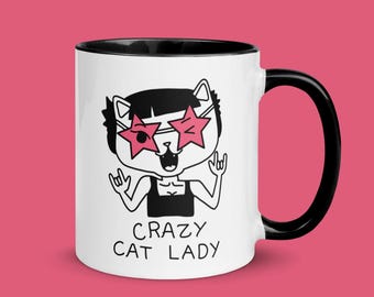 The 'Crazy Cat Lady' Mug for The Person Who Owns Too Many Cats and Doesn't Care