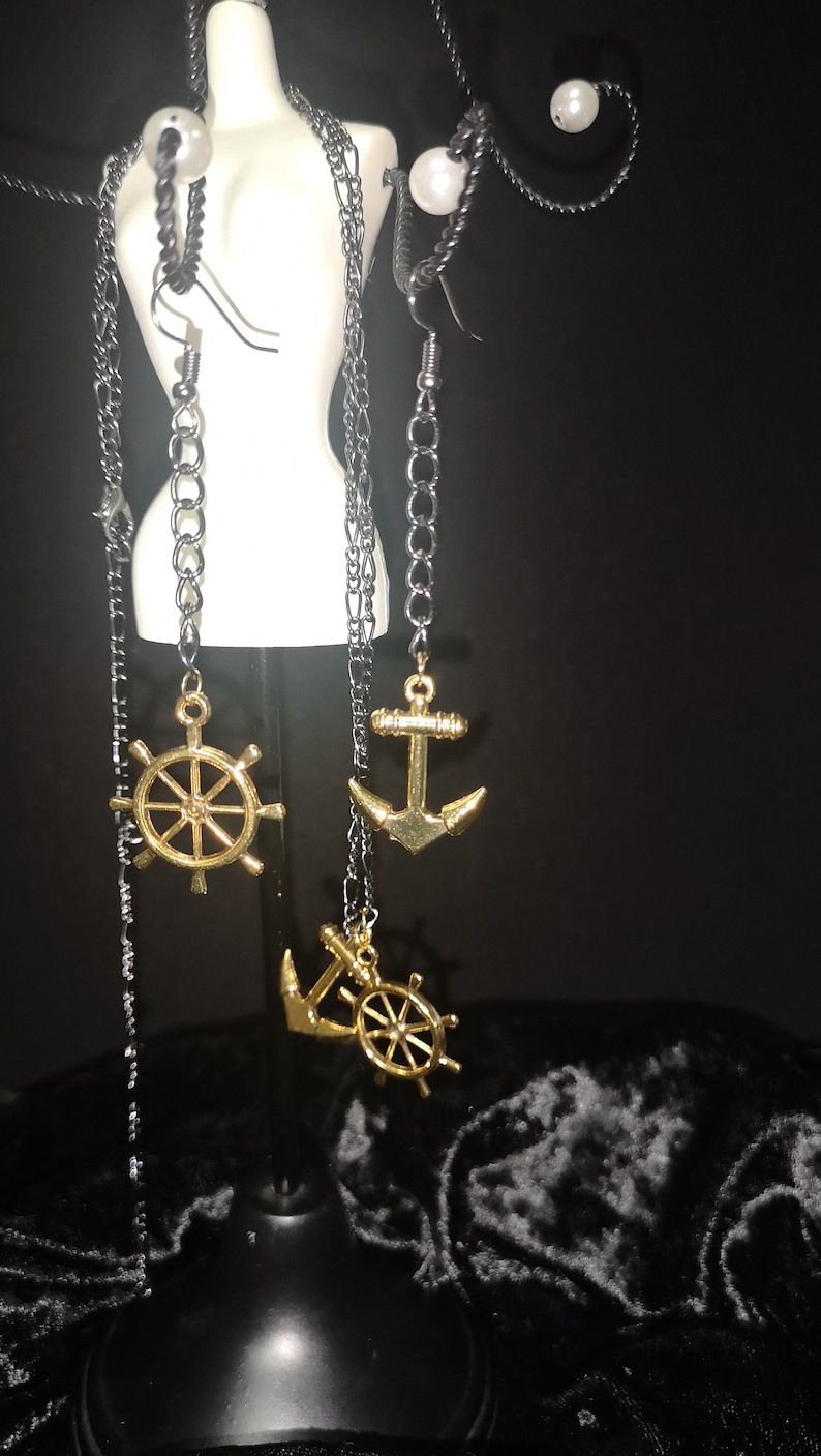 Brassy and Sassy! necklace and earring set