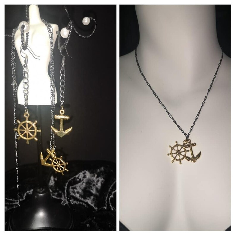 Brassy and Sassy! necklace and earring set