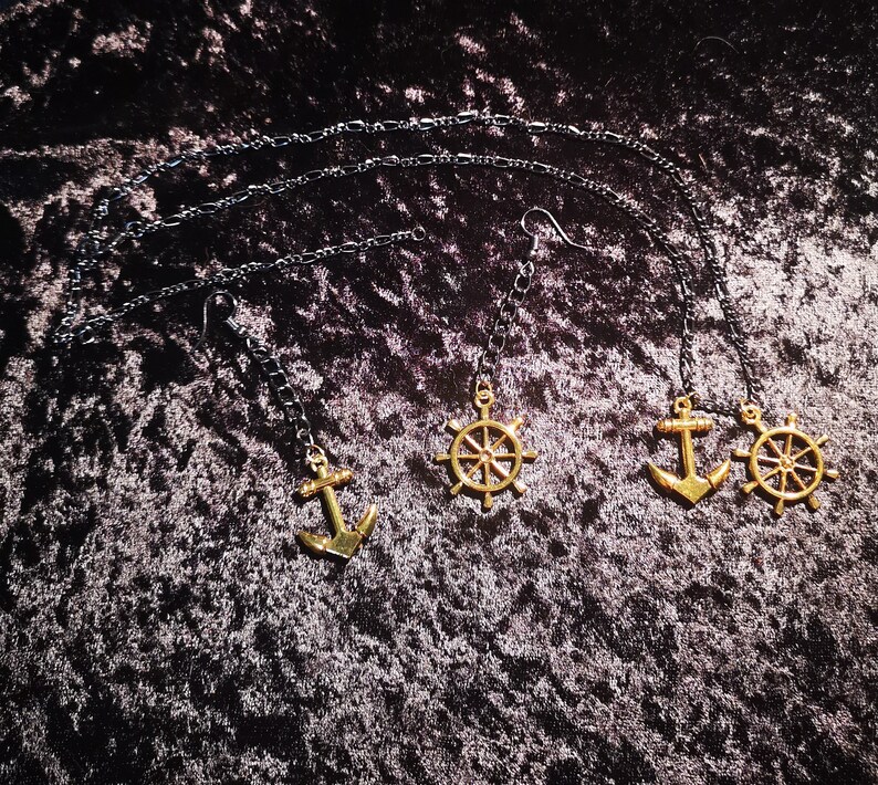Brassy and Sassy! necklace and earring set