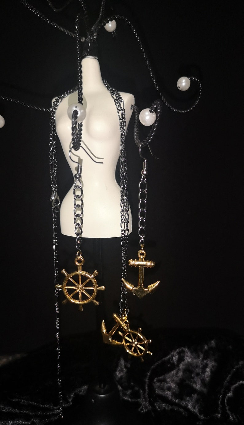Brassy and Sassy! necklace and earring set