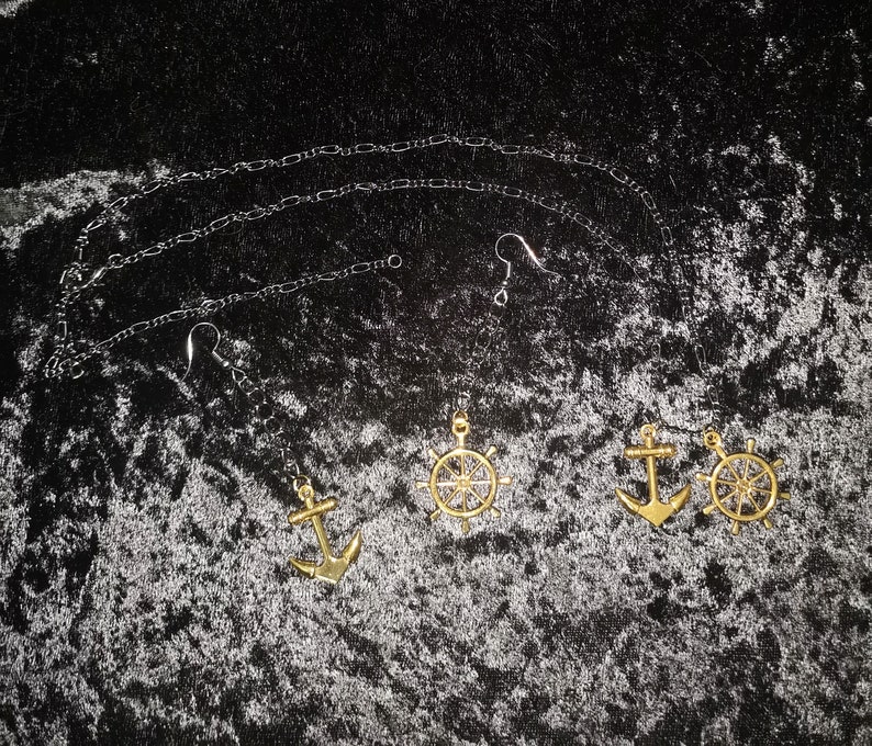 Brassy and Sassy! necklace and earring set