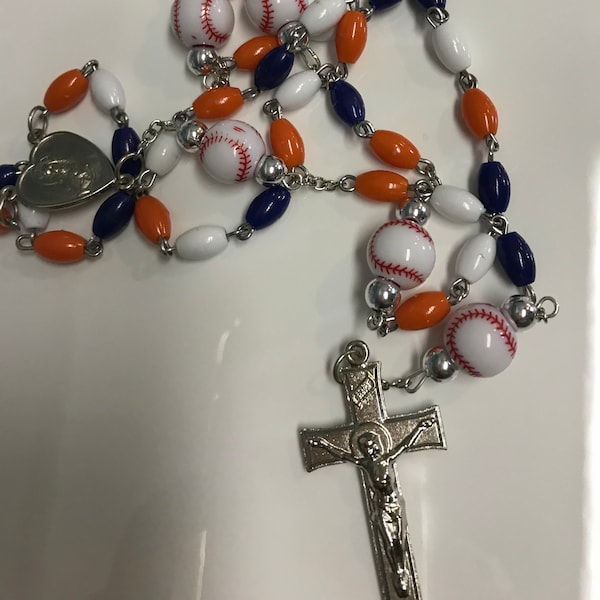 Houston Astros Rosary Beads- FREE SHIPPING