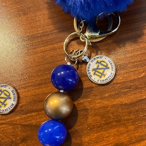 Notre Dame Blue & Gold Key chain