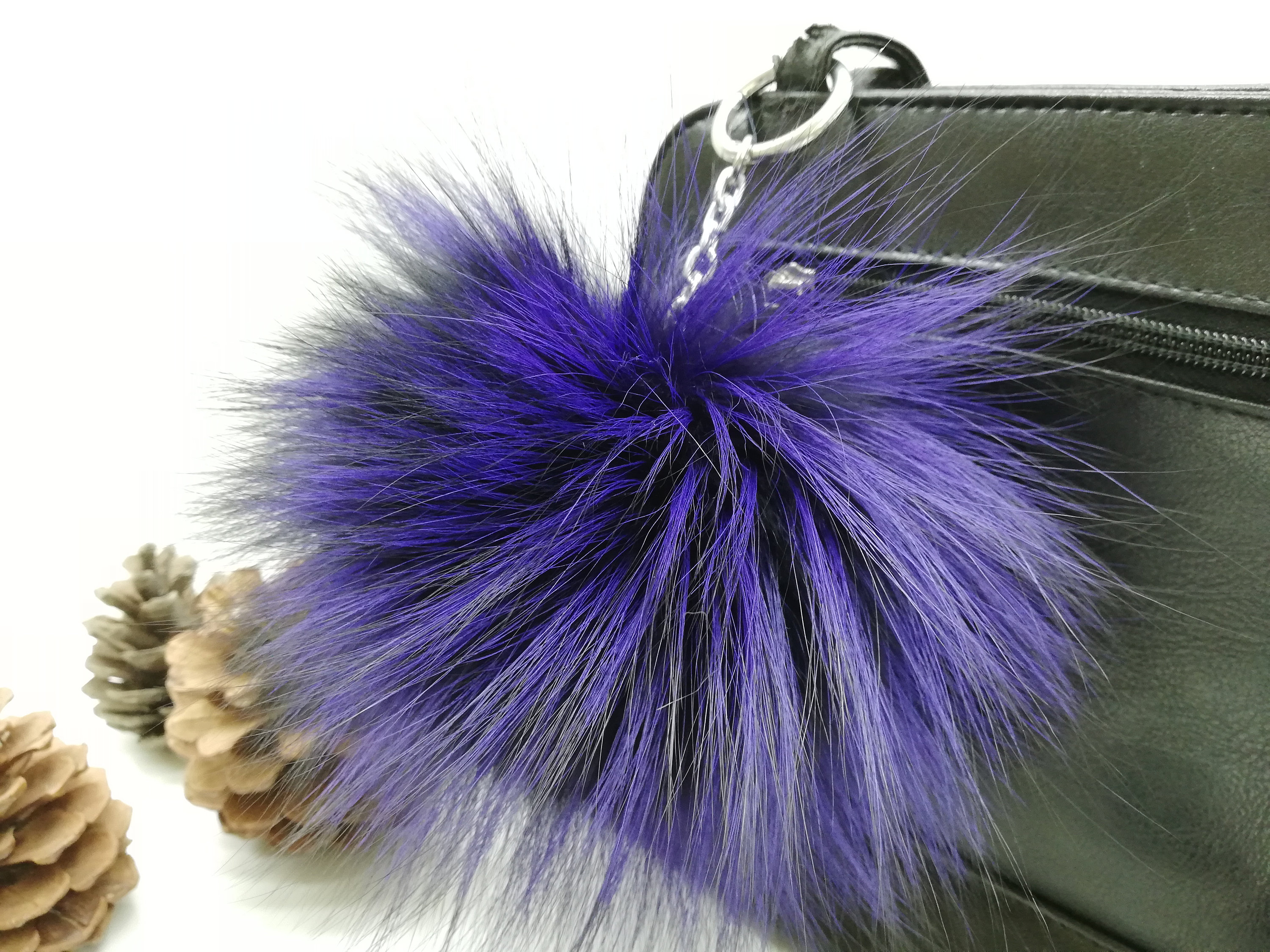 Lilac Logo Key Ring - Bags & Small Accessories for Women