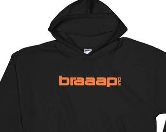 Braaap Logo Motocross Sweatshirt mit Kapuze