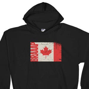 Braaap Canada Hooded Sweatshirt for motocross racers or snowmobilers