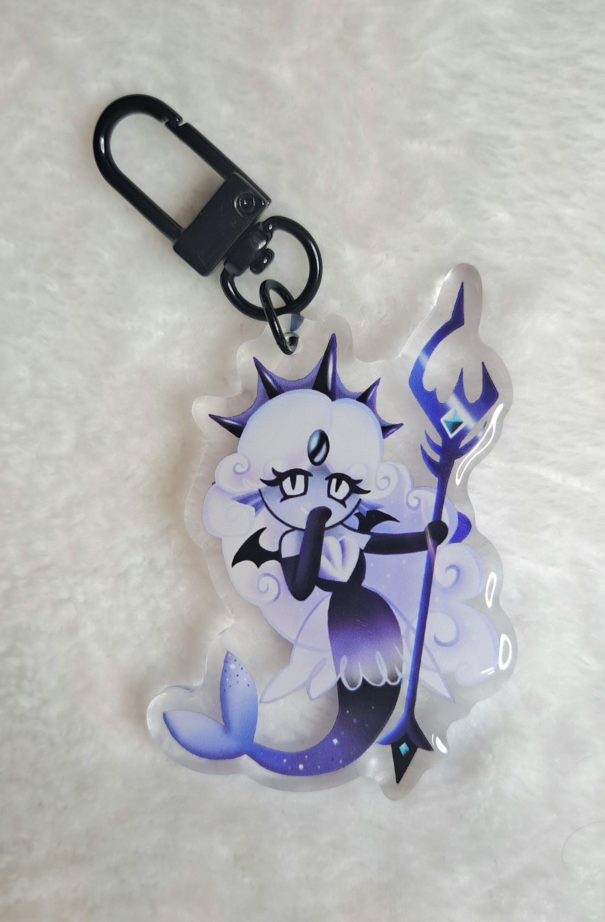 Cookie Run Black Pearl Keychain - Etsy