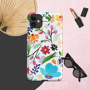 Snap case for iPhone® Featuring Florals by Doris Jones Labors of Love