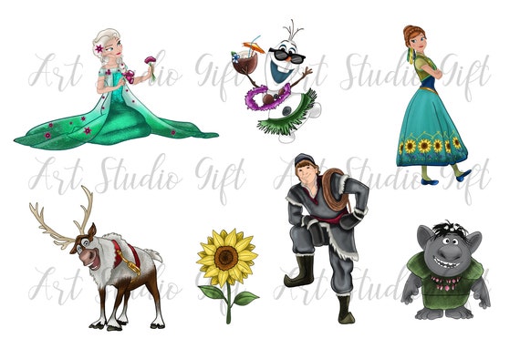 Gefrorene Clipart Gefrorene Fieber Clipart Disney Disney Etsy